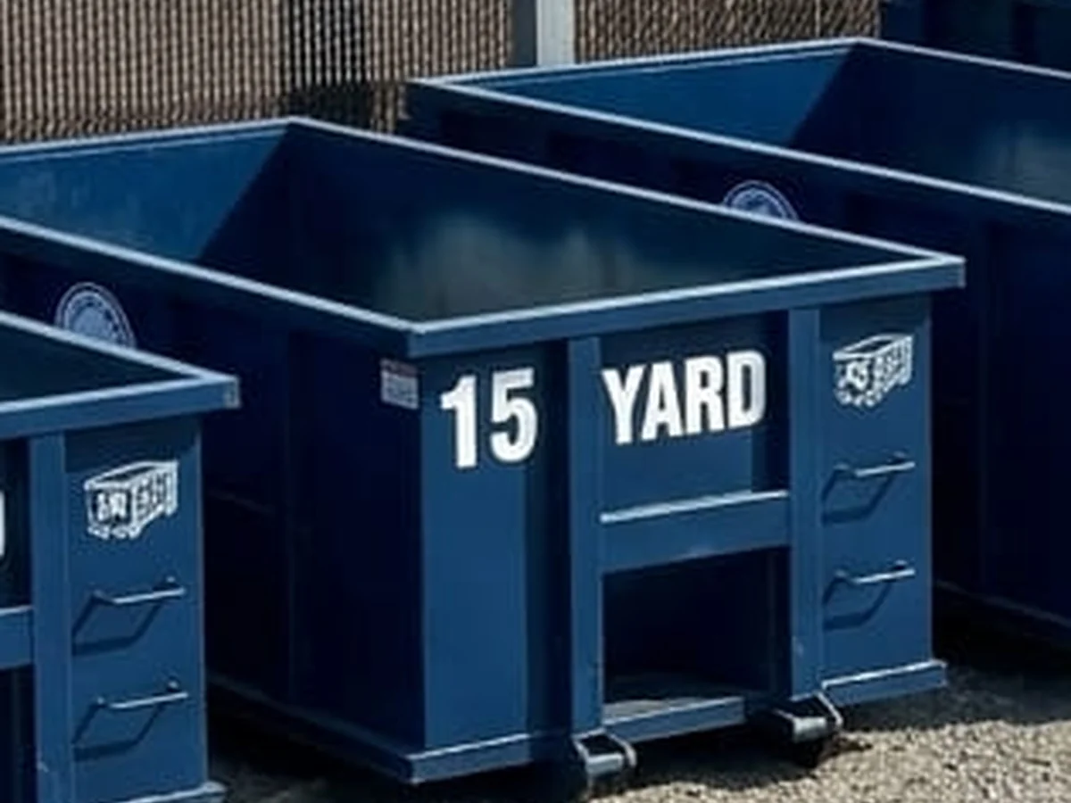 15 Yard Dumpster roll-off container delivered in Clifton, NJ